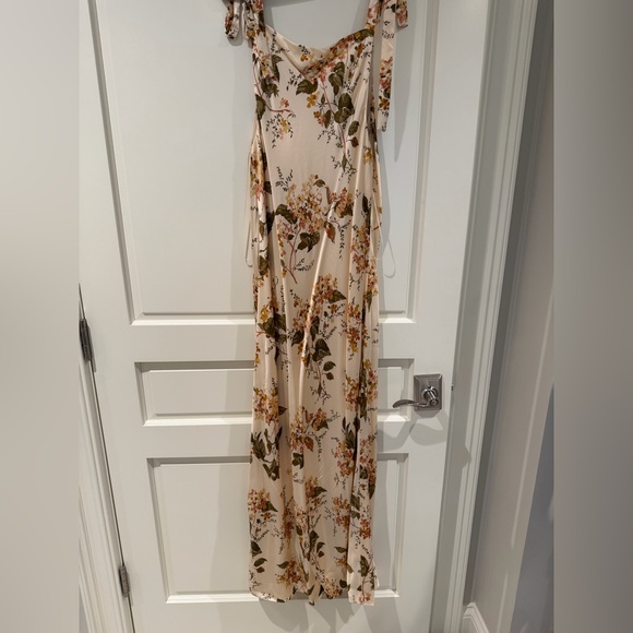 Reformation Aden Silk Dress - Size L - Neutral Combination - Beyond gorgeous! - Picture 7 of 10